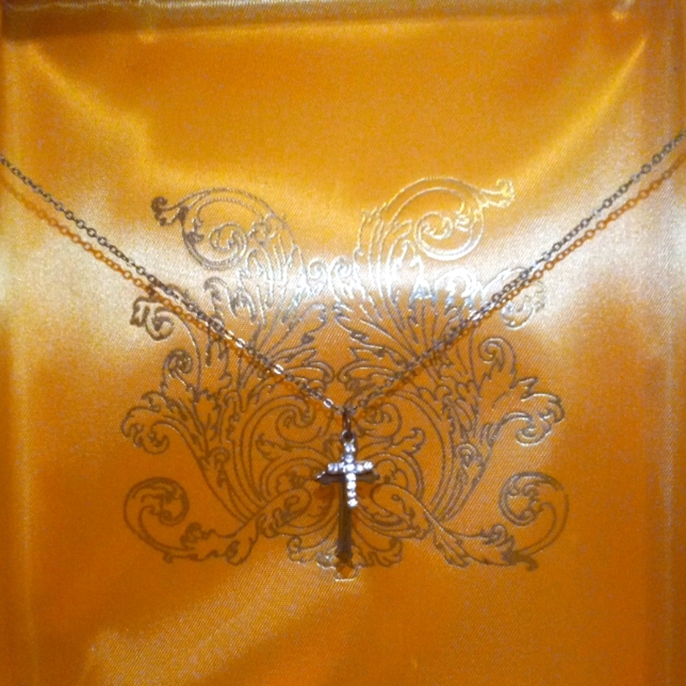 Gold Plated Cross Necklace